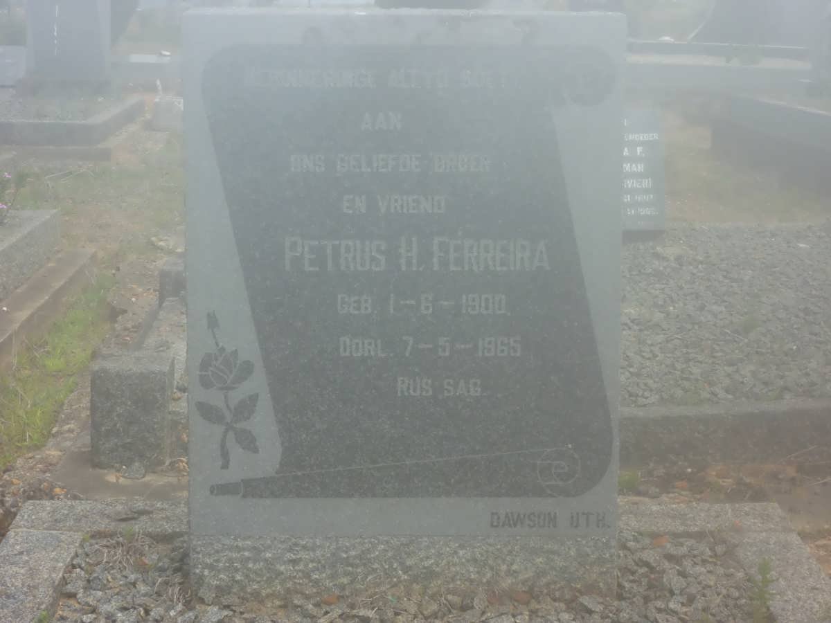 FERREIRA Petrus H. 1900-1965