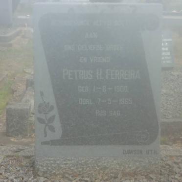 FERREIRA Petrus H. 1900-1965