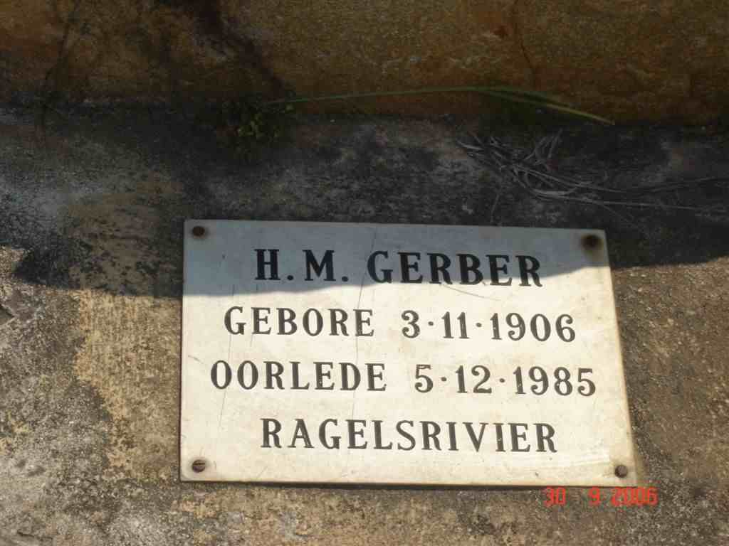 GERBER H.M. 1906-1985