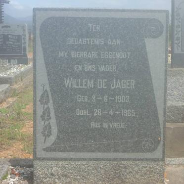 JAGER Willem, de 1903-1965