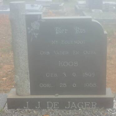 JAGER J.J., de 1895-1968