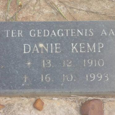 KEMP Danie 1910-1993