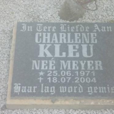 KLEU Charlene nee MEYER 1971-2004