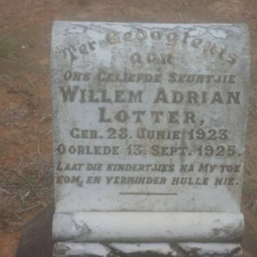 LOTTER Willem Adrian 1923-1925