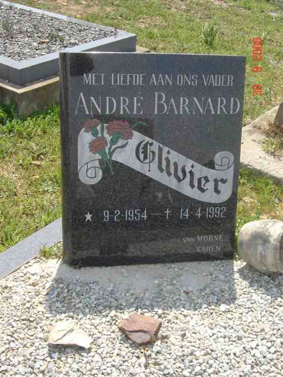 OLIVIER Andre Barnard 1954-1992