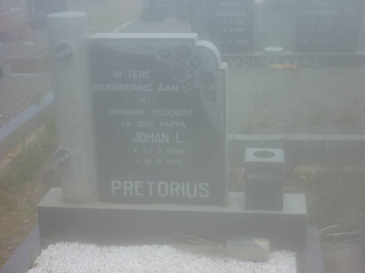 PRETORIUS Johan L. 1949-1978