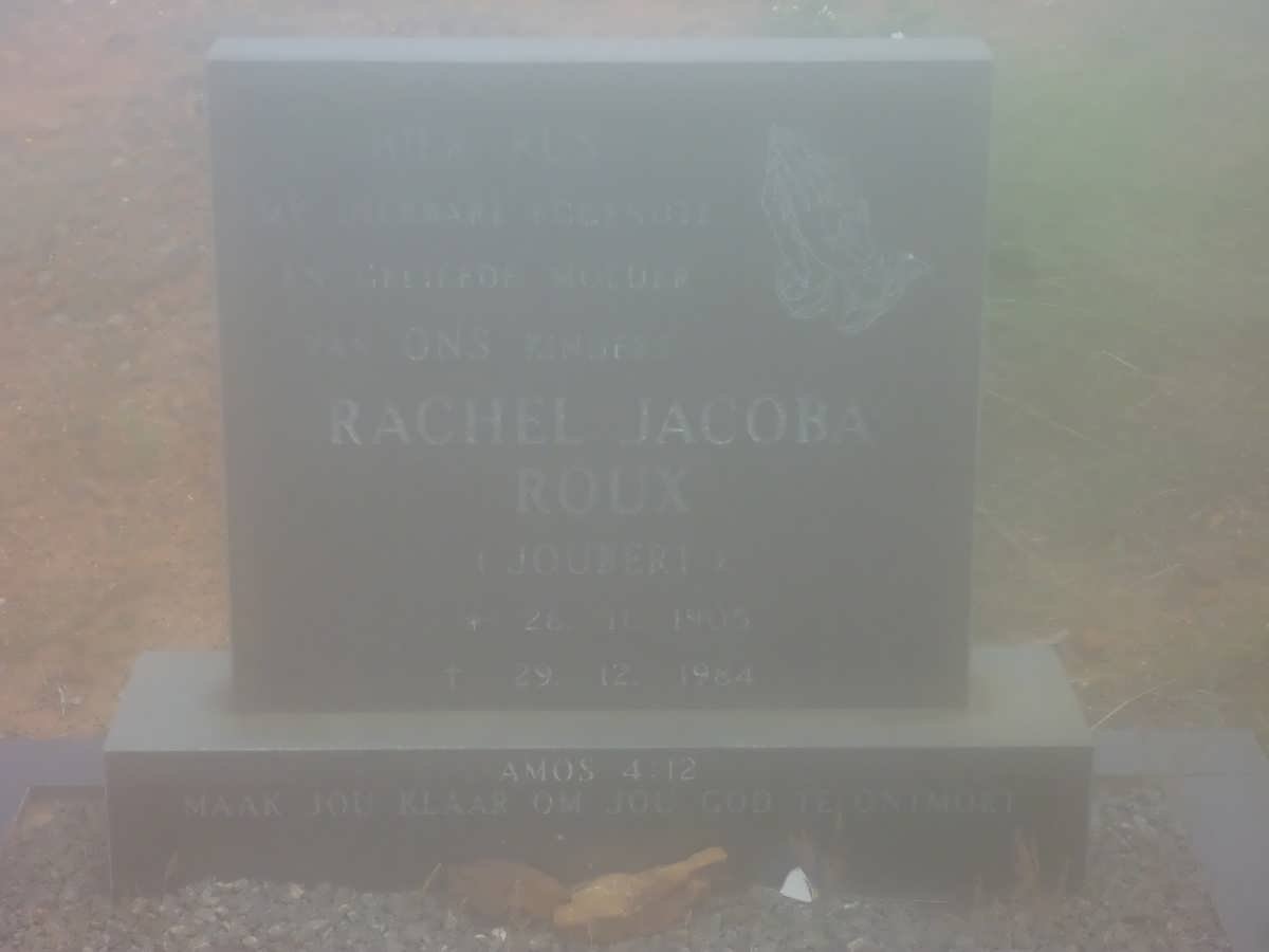 ROUX Rachel Jacoba 1905-1984