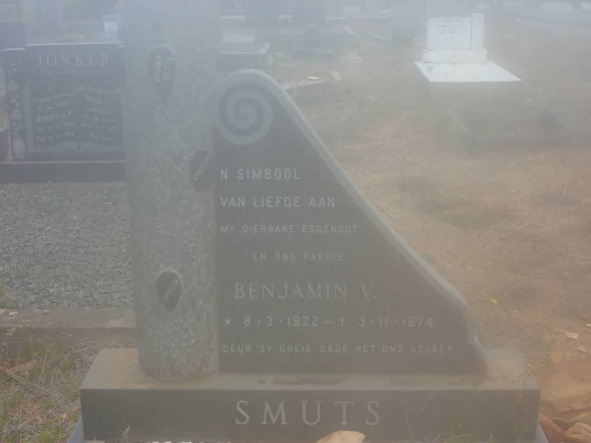 SMUTS Benjamin V. 1922-1974