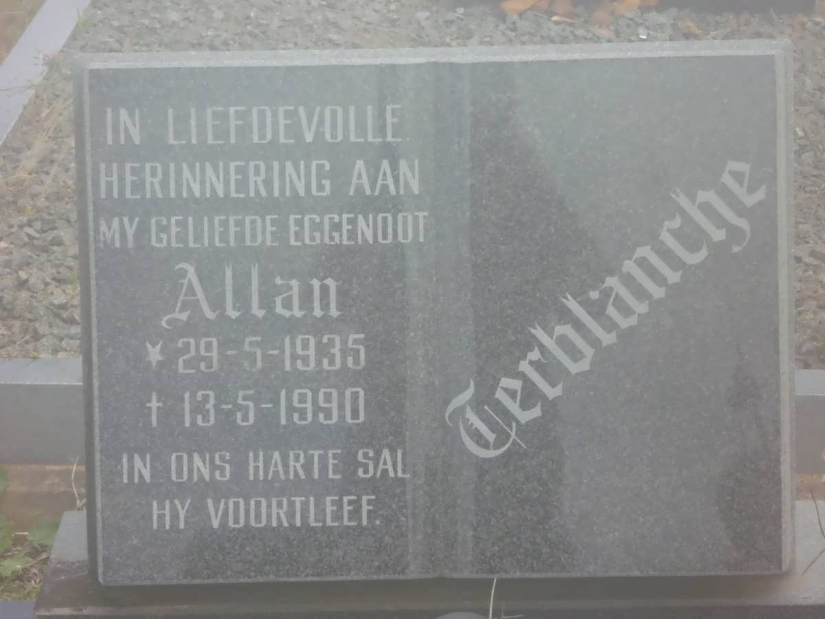 TERBLANCHE Allan 1935-1990