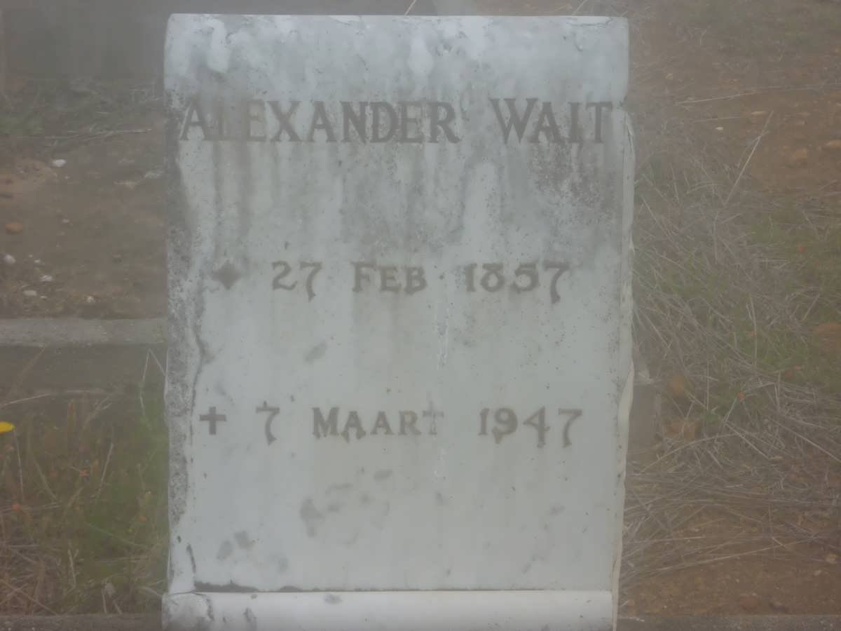 WAIT Alexander 1857-1947