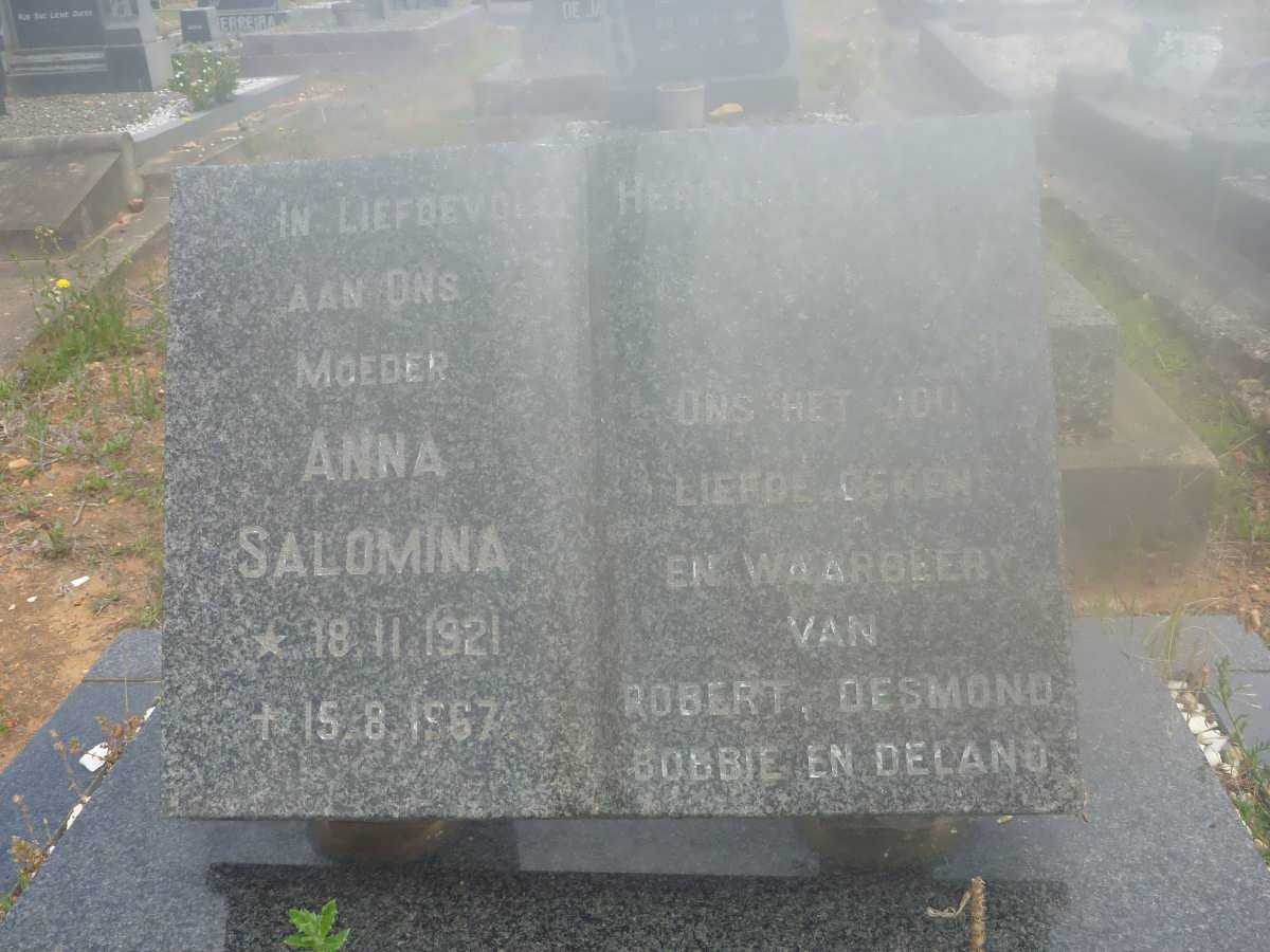 ?  Anna Salomina 1921-1967