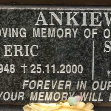 ANKIEWICZ Eric 1948-2000 &amp; Shirley Diane HARRISON 1958-2012