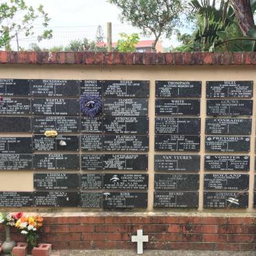 4. St Peter's Kei Mount Memorial Wall