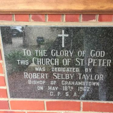 6. St Peter's Kei Mouth Dedication