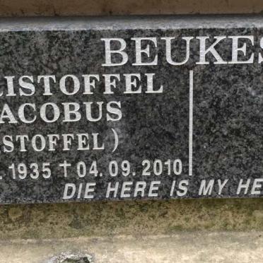 BEUKES Christoffel Jacobus 1935-2010