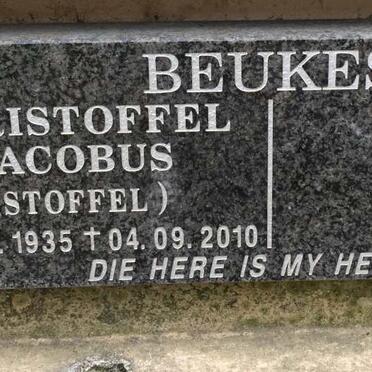 BEUKES Christoffel Jacobus 1935-2010