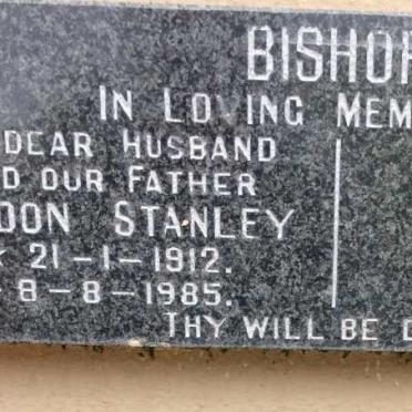 BISHOP Gordon Stanley 1912-1985