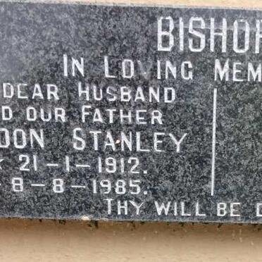 BISHOP Gordon Stanley 1912-1985