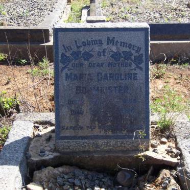 BURMEISTER Maria Caroline 1858-19??