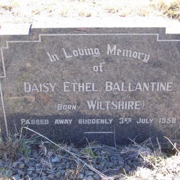BALLANTINE Daisy Ethel nee WILTSHIRE-1958