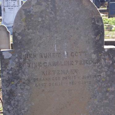 KIETZMANN Albertine Caroline Friederike 18??-1892