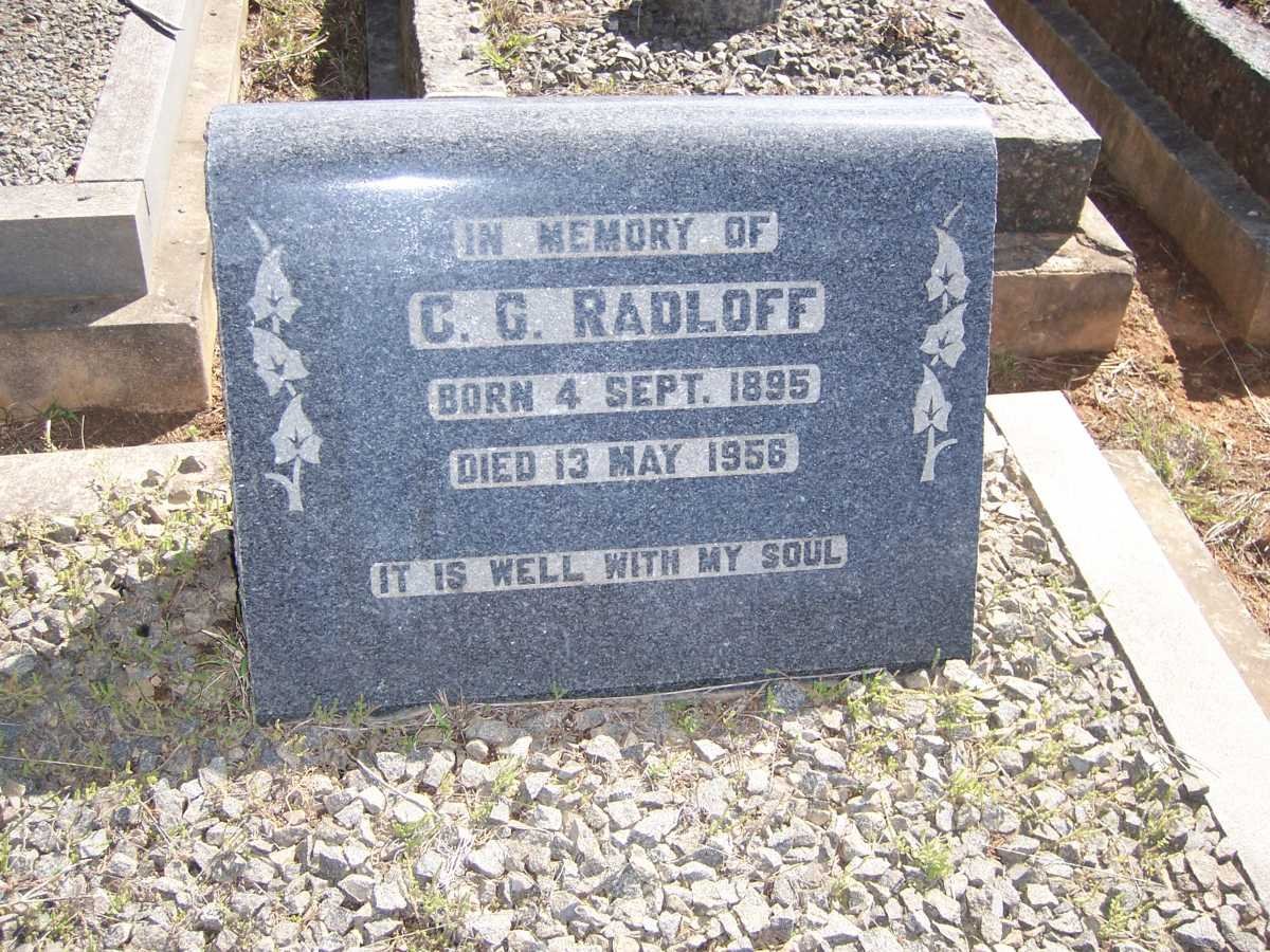 RADLOFF C.G. 1895-1956