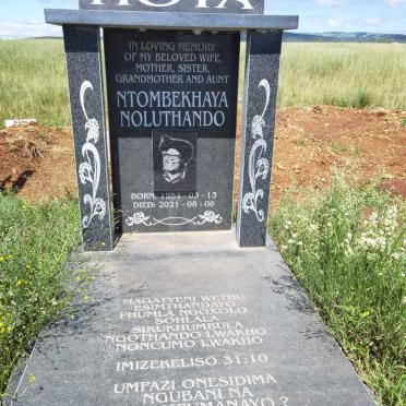 HOYA Ntombekhaya Noluthando 1954-2021