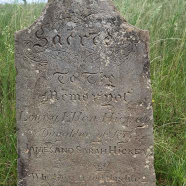 HICKEY Louisa Ellen -1863