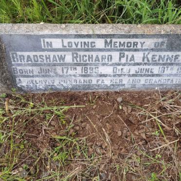 KENNEDY Bradshaw Richard Pia 1886-1955