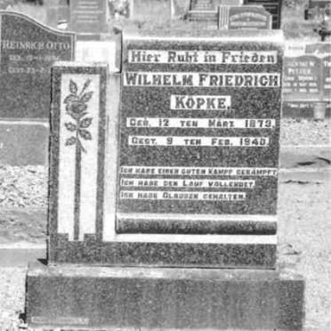 KOPKE Wilhelm Friedrich 1873-1940