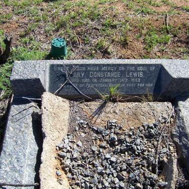 LEWIS Mary Constance -1952