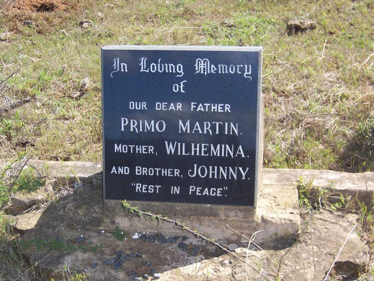 MARTIN Primo &amp; Wilhemina :: MARTIN Johnny