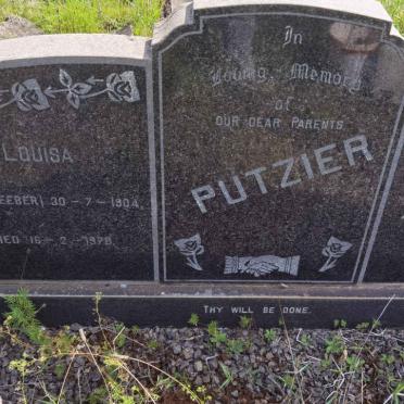 PUTZIER Otto Wilhem 1898-1952 &amp; Louisa SEEBER 1904-1978