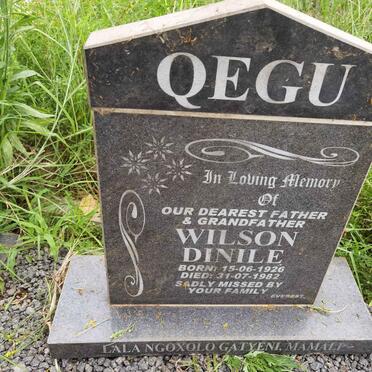 QEGU Wilson Dinile 1926-1982