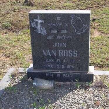ROSS John, van 1951-1975