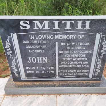 SMITH John 1946-1979