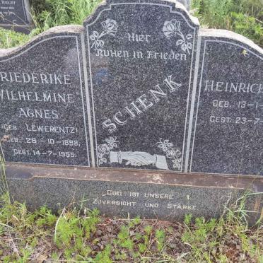 SCHENK Heinrich Otto 1894-1953 &amp; Friederike Wilhelmine Agnes LEWERENTZ 1898-1955