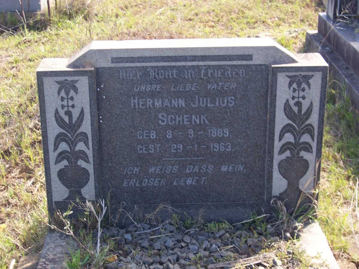 SCHENK Hermann Julius 1889-1963
