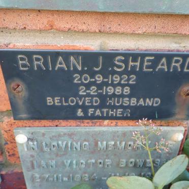 SHEARD Brian J. 1922-1988