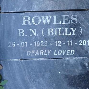 ROWLES B.N. 1923-2010
