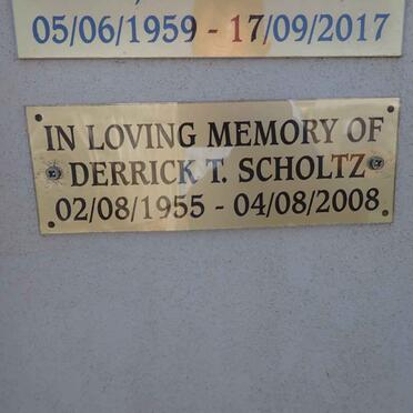 SCHOLTZ Derrick T. 1955-2008