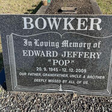 BOWKER Edward Jeffery 1945-2009