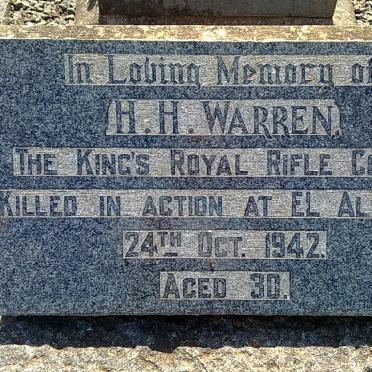 WARREN H.H. -1942