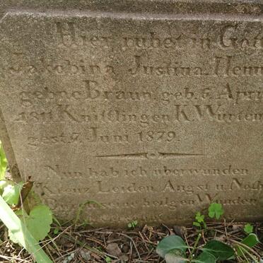 HENNING Jakobina Justina nee BRAUN 1811-1879