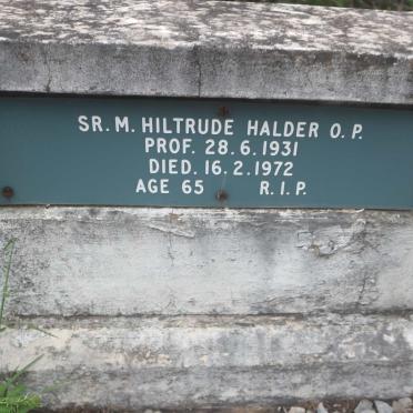 HALDER Hiltrude -1972