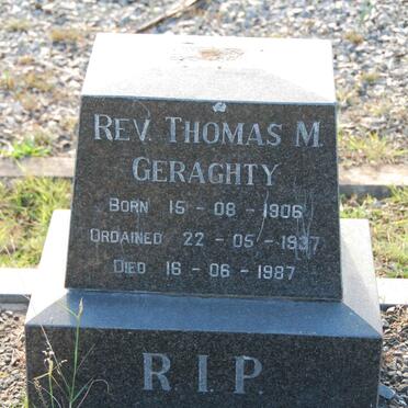 GERAGHTY Thomas M. 1906-1987