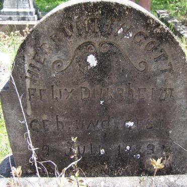 DURRHEIM Felix 1923-1923