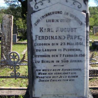 PAPE GRAVES