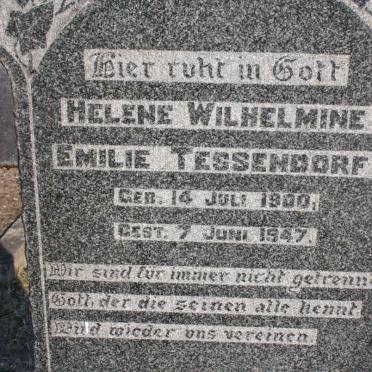 TESSENDORF Helene Wilhelmine Emilie 1900-1947