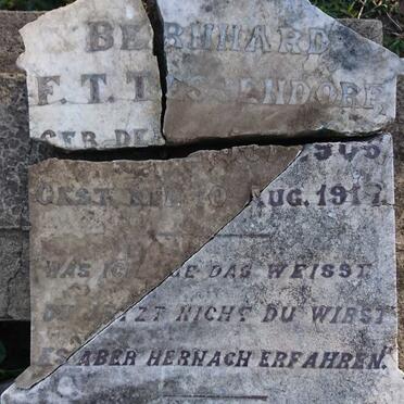 TESSENDORF Bernhard F.T. 1905-1917